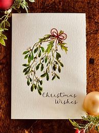 Image result for Traditional Watercolor Christmas Cards