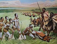 Image result for Stone Age People Being Chased