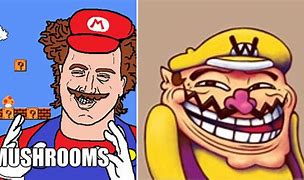 Image result for Mario Staring Meme