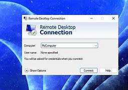 Image result for What Remote Desktop Connection Details Should Look Like