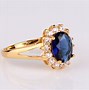 Image result for Women Blue Stone Wedding Ring