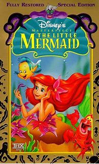 Image result for The Little Mermaid VHS DVD