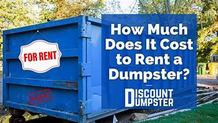 Image result for Renting a Dumpster Cost