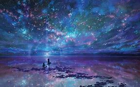 Image result for Anime Galaxy Water Wallpaper