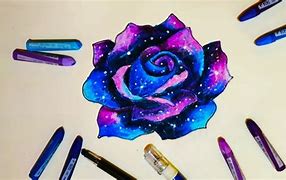 Image result for galaxy roses draw