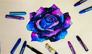 Image result for Galaxy Rose Drawing