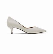 Image result for 2 Inch Heel White Pumps