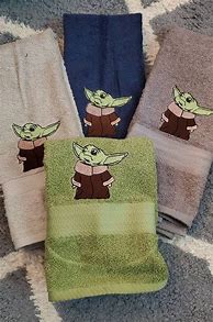 Image result for Stitch and Baby Yoda Towels