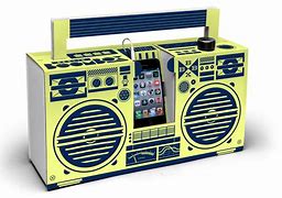 Image result for Yellow Round Boombox