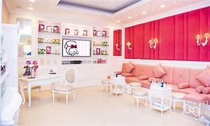 Image result for Hello Kitty Lash Lounge Beauty Bar
