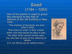 Image result for Saadi Shirazi Poems