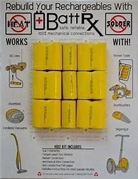 Image result for Rechargeable Battery Rebuild Kit