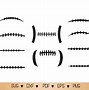 Image result for Football Laces Clip Art Black and White