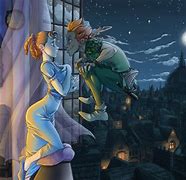Image result for Peter Pan and Tinkerbell Love