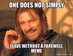 Image result for Farewell Meme