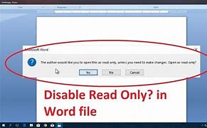 Image result for Why Is My Word Document Read-Only