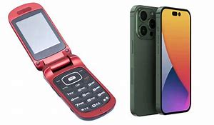 Image result for Flip Phone vs iPhone