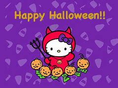 Image result for Hello Kitty Halloween Desktop