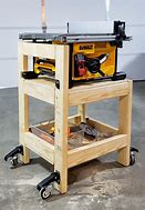 Image result for Rolling Saw Table