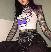 Image result for Hello Kitty Grunge Aesthetic Outfits