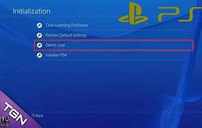 Image result for How Can Erase a User On PS4