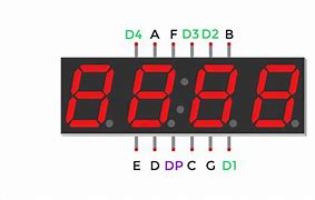 Image result for Arduino 4 Digit Display Code 12 Pins