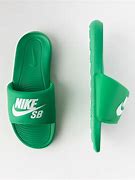 Image result for Green Nike Slides