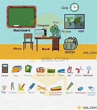 Image result for English Classroom Objects