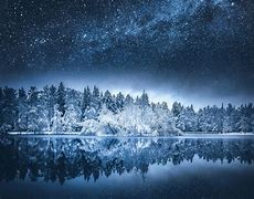 Image result for Shooting Star in Winter Forest