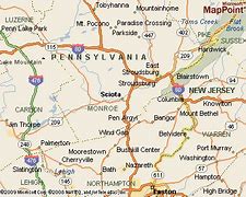 Image result for Sciota PA Map
