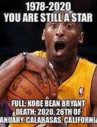 Image result for Kobe Bryant Funny Death Meme