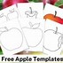 Image result for Free Printable Apple Template