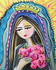 Image result for Modern Art Virgin Mary