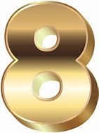 Image result for Red Number 8 Clip Art