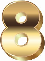 Image result for Transparent Gold Numbers
