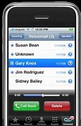 Image result for Images of an iPhone 7 Voicemail