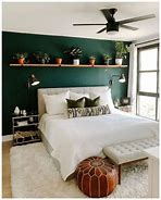 Image result for Dark Green Bedroom