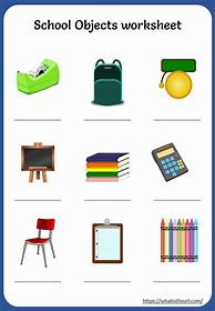 Image result for Things around the Classroom Worksheet