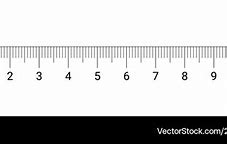 Image result for Numbers On a Cm Ruler