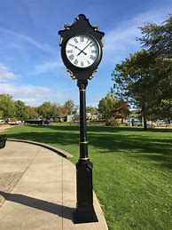 Image result for Outdoor Clock Pole