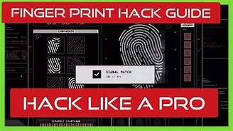 Image result for Fingerprint Lock in Hacker