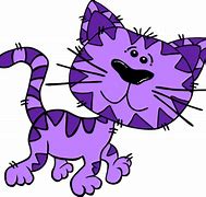 Image result for Fat Purple Cartoon Cat