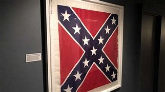 Image result for Confederate Flag in Display Case