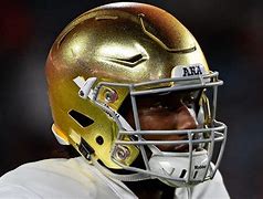 Image result for Notre Dame Football Helmet Is to Shiny