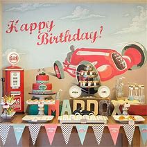 Image result for Decirations Classic Car Birthday
