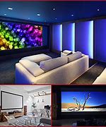 Image result for 120 Inch Screen Projector Room