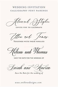 Image result for Wedding Script Fonts