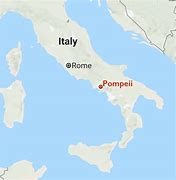 Image result for Pompeii Volcano Effect Map