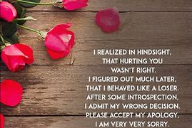 Image result for Poem for Apology
