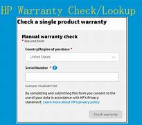 Image result for HP Support Warranty Check